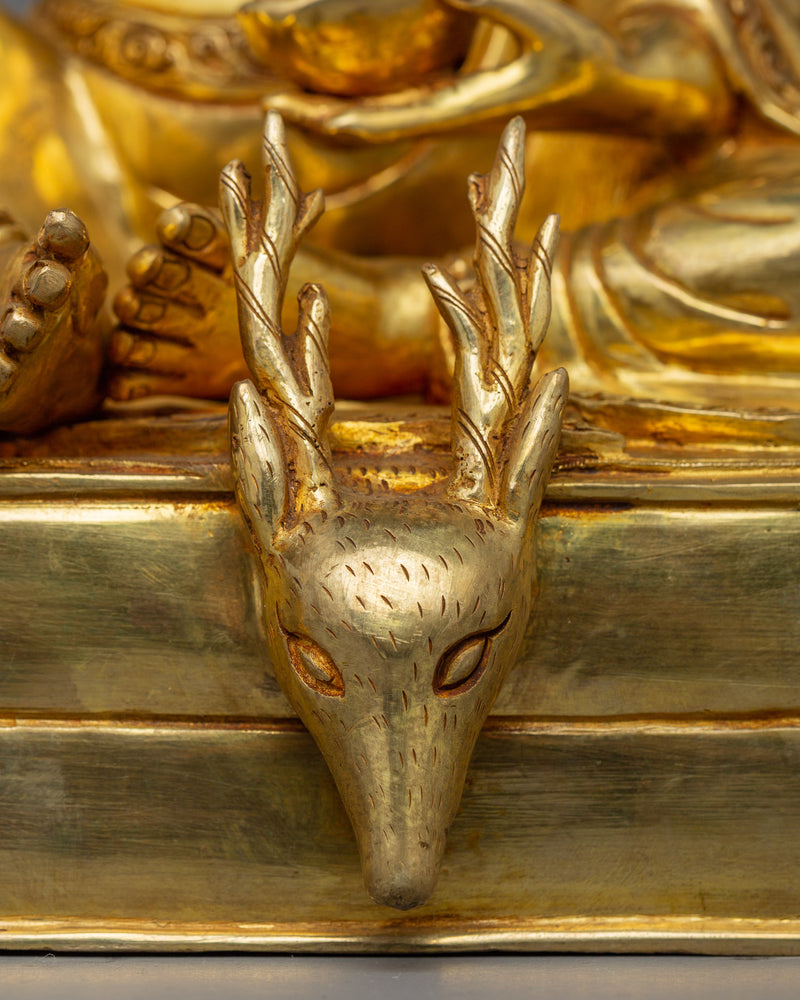 Buddhist Master Milarepa Statue | Tibetan Yogi Sculpture