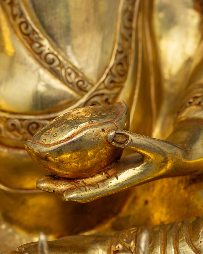 Buddhist Master Milarepa Statue | Tibetan Yogi Sculpture