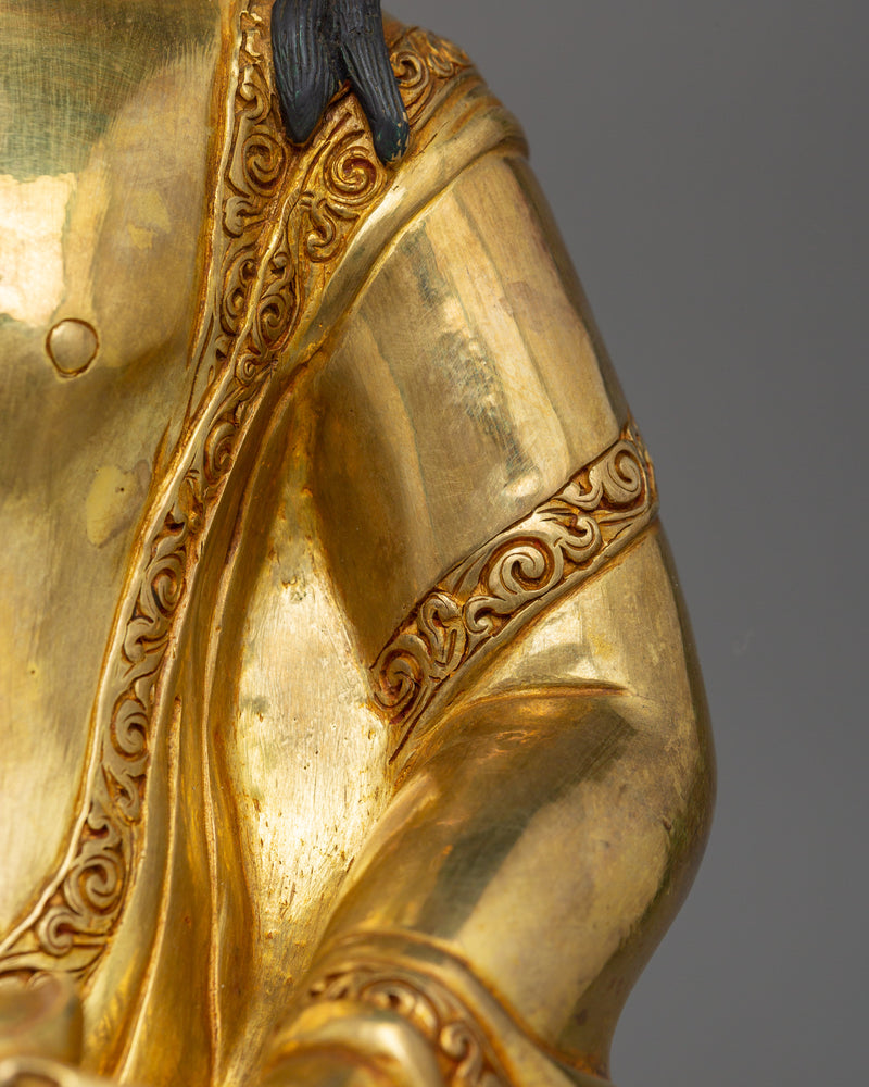 Buddhist Master Milarepa Statue | Tibetan Yogi Sculpture
