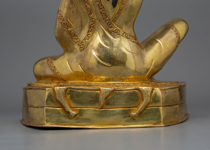 Buddhist Master Milarepa Statue | Tibetan Yogi Sculpture