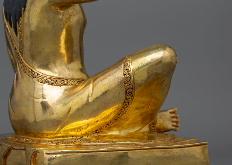 Buddhist Master Milarepa Statue | Tibetan Yogi Sculpture