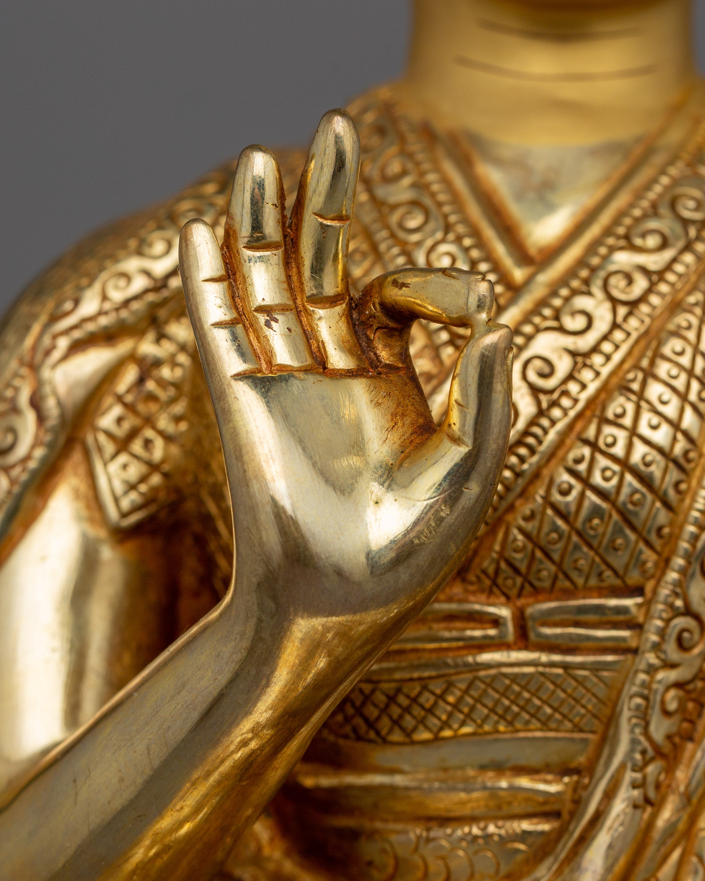 Gelugpa Master Set | Handcrafted Tibetan Buddhist Master Sculpture