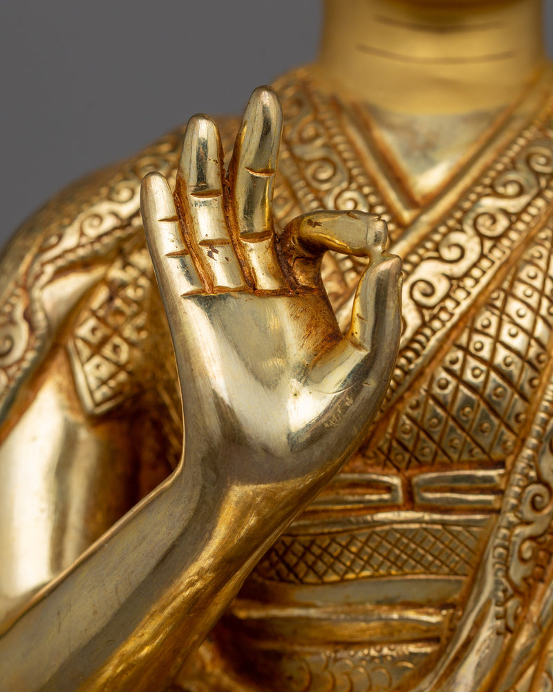 Gelugpa Master Set | Handcrafted Tibetan Buddhist Master Sculpture