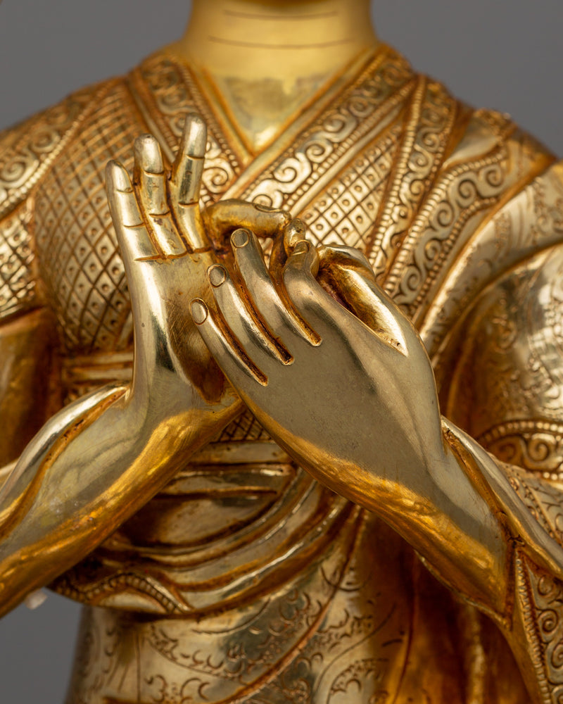 Gelugpa Master Set | Handcrafted Tibetan Buddhist Master Sculpture