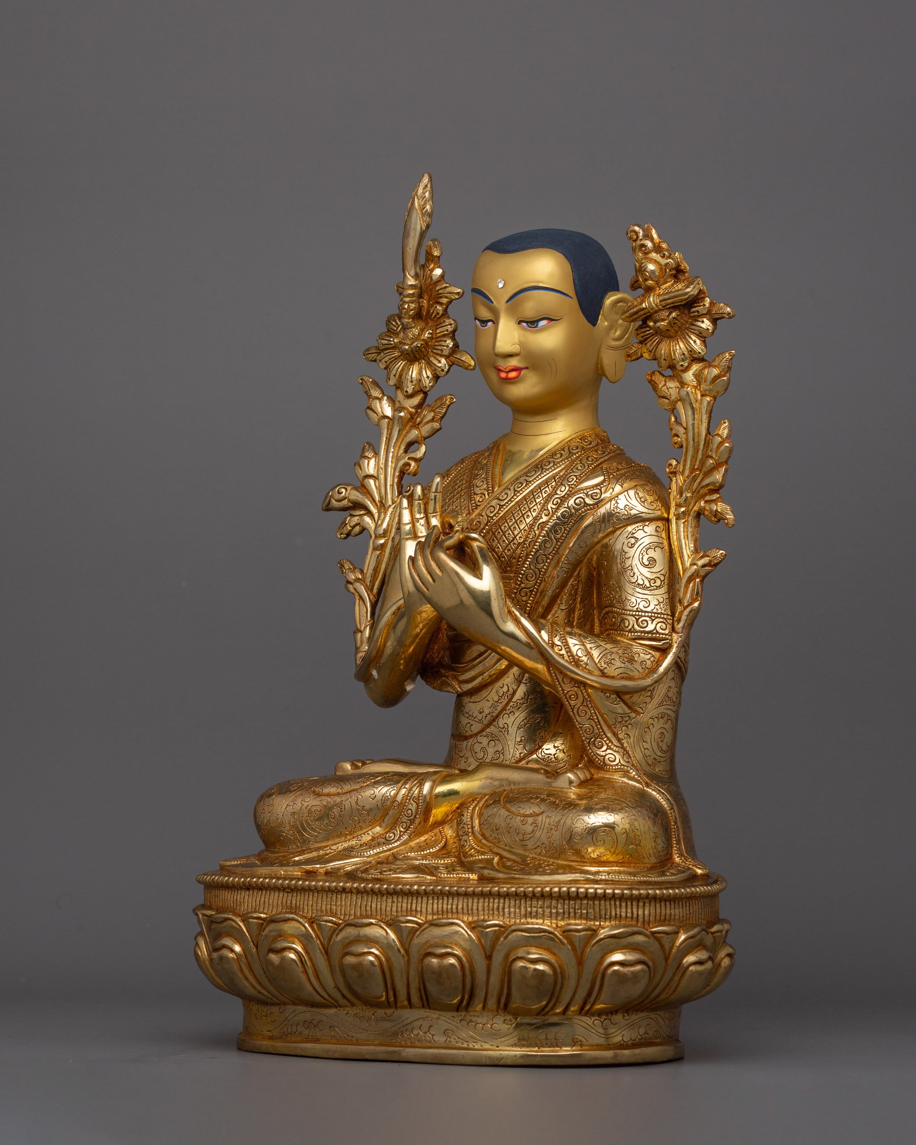 Gelugpa Master Set | Handcrafted Tibetan Buddhist Master Sculpture