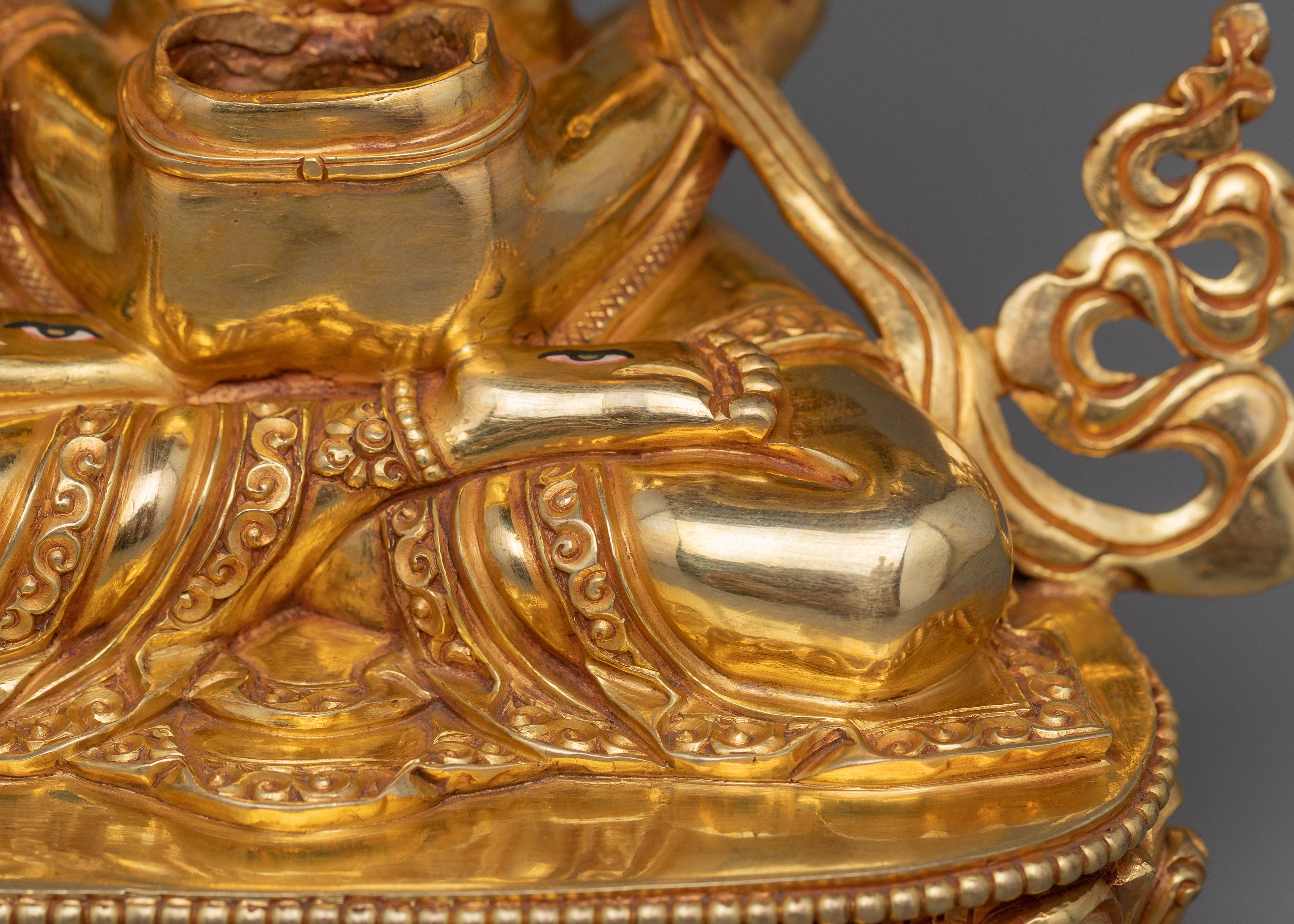 White Tara Statue With consort | Goddess of Healing and Longevity