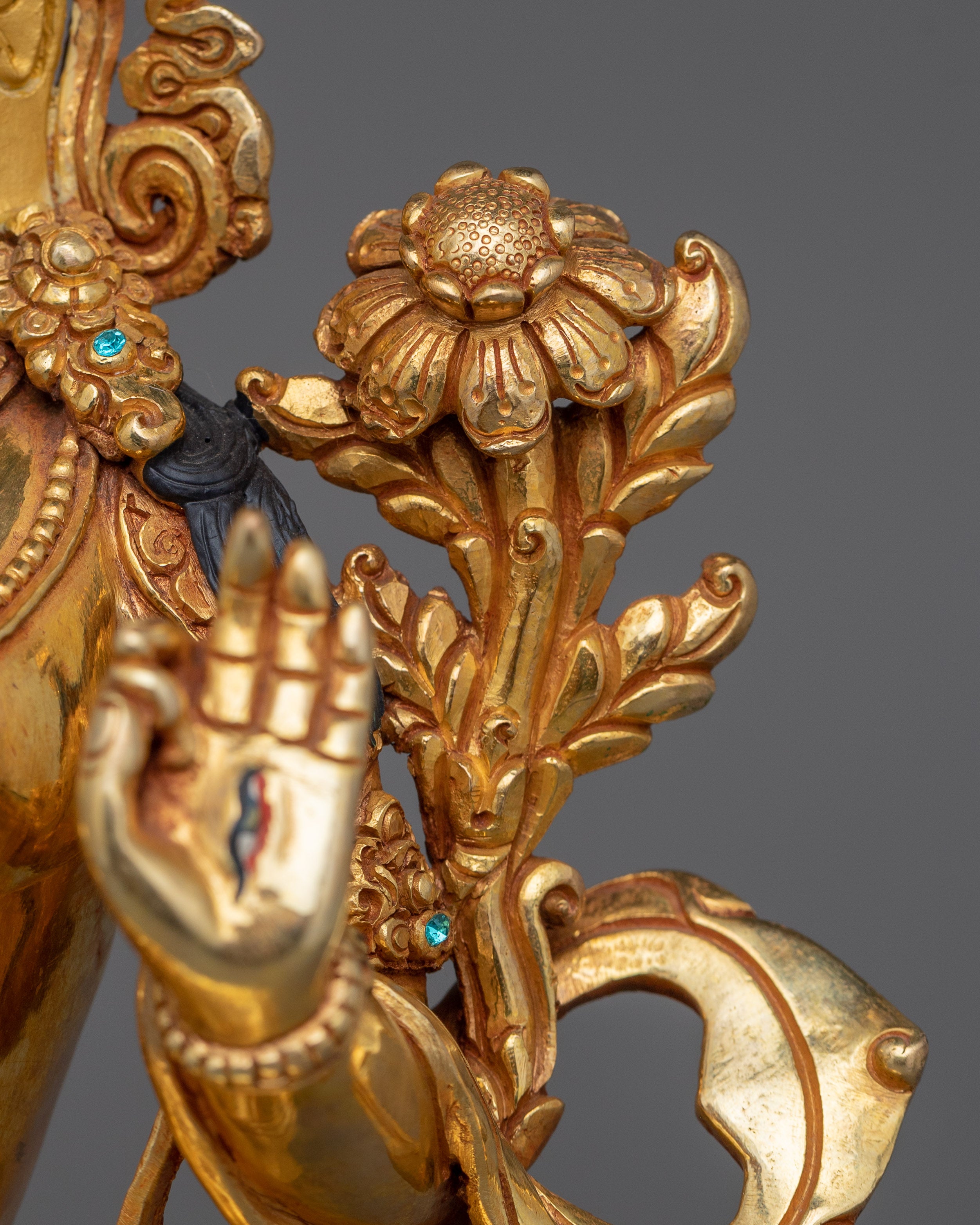 White Tara Statue With consort | Goddess of Healing and Longevity