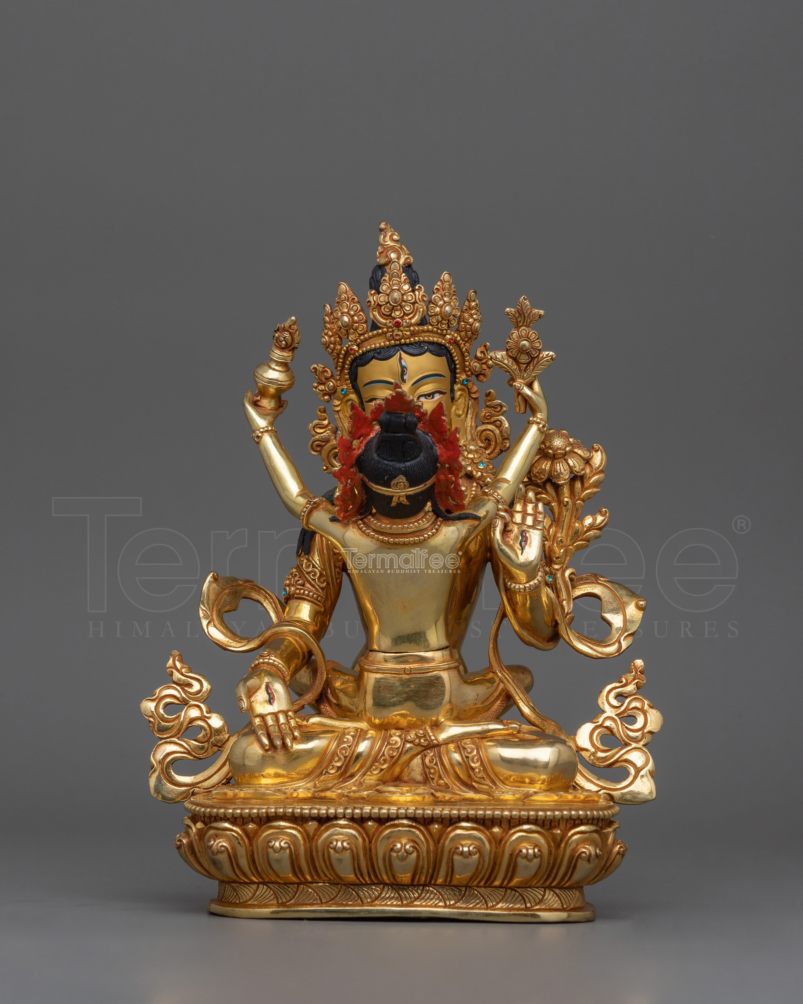 White Tara Statue With consort | Goddess of Healing and Longevity