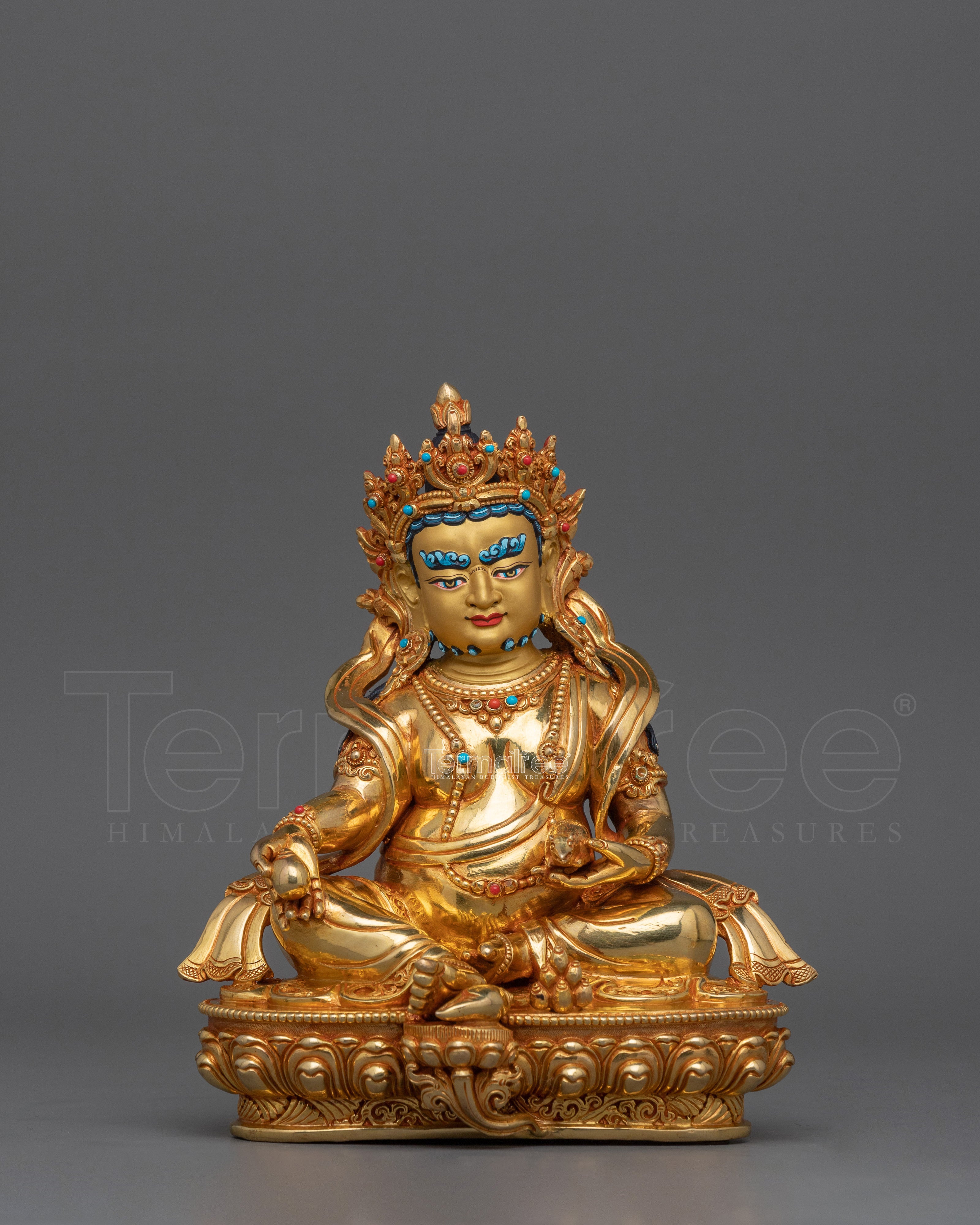 Handmade Statue Kubera | Wealth Deity Sculpture