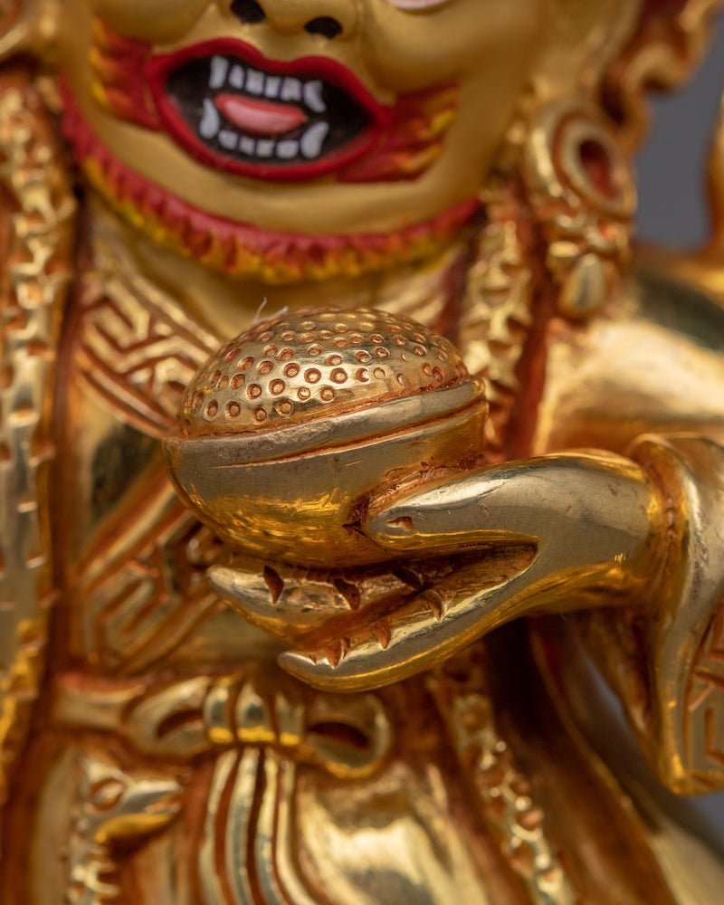 Mahakala Bernagchen Handmade Statue | Protector of the Dharma