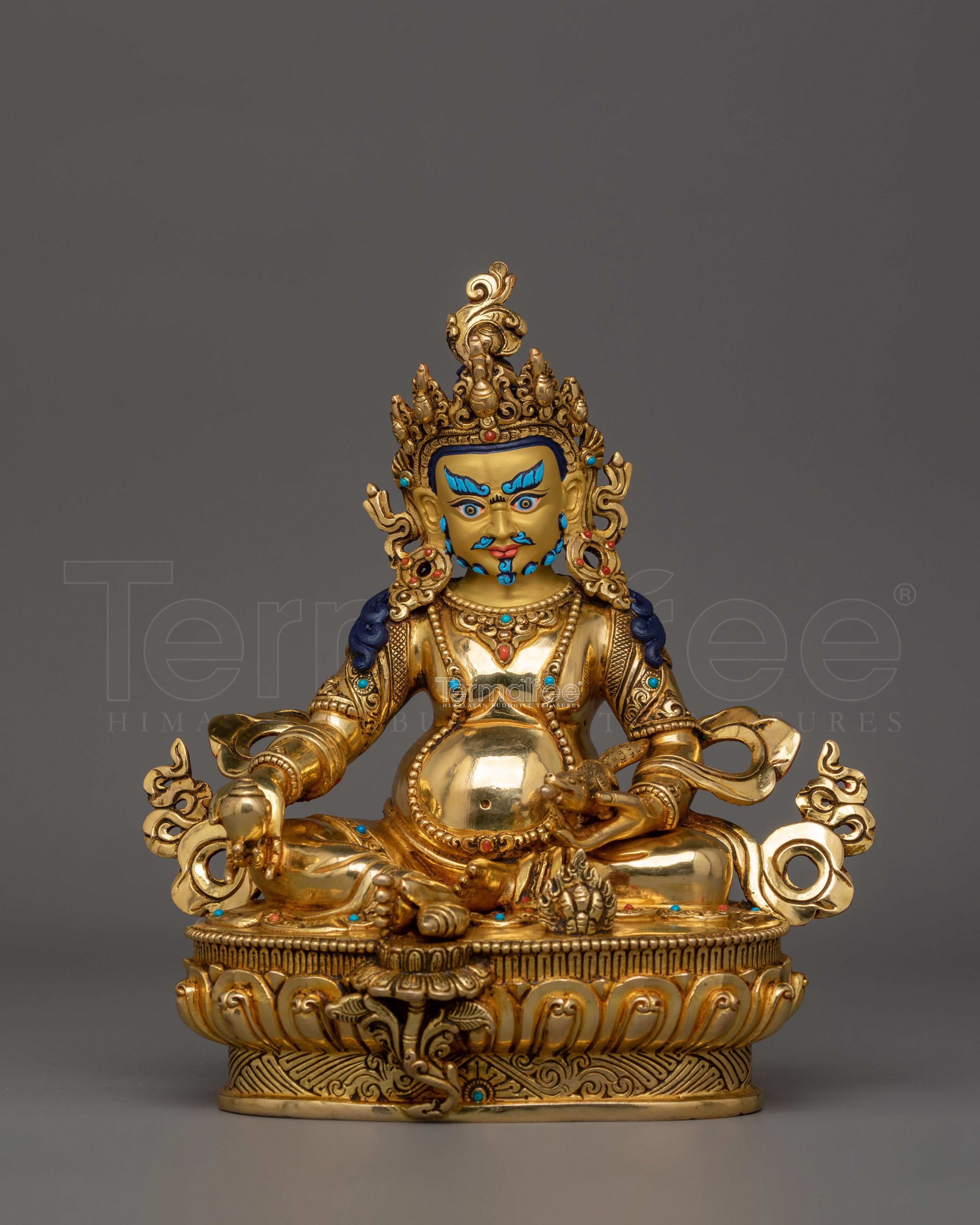 Himalayan Handmade Statue of Dzambhala | Symbol of Generosity and Abundance