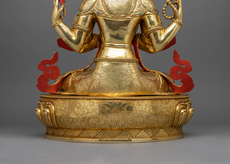 Chenrezig Himalayan Handcrafted Statue | The Great Compassionate One