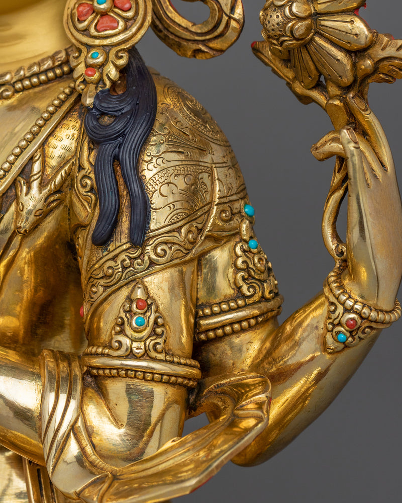 Chenrezig Himalayan Handcrafted Statue | The Great Compassionate One