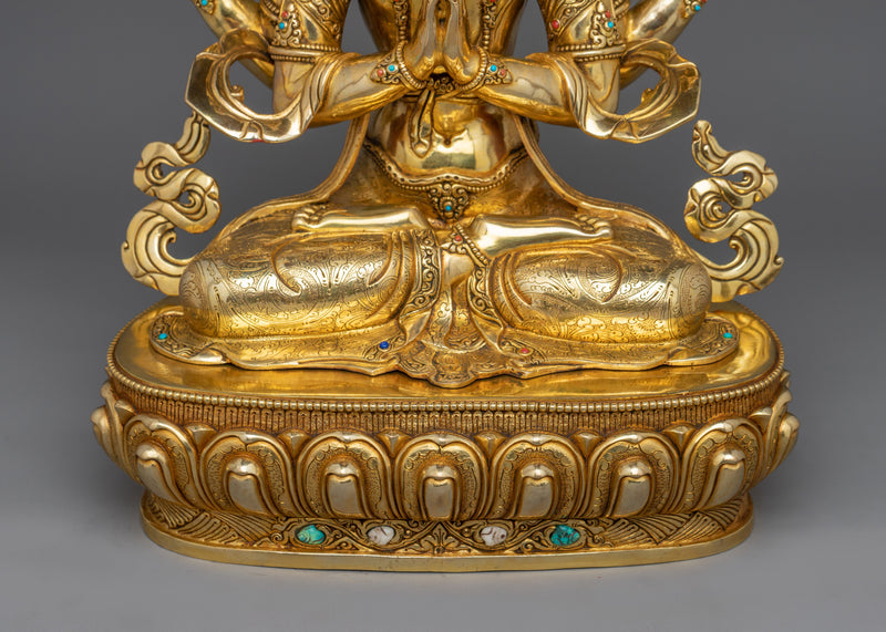 Chenrezig Himalayan Handcrafted Statue | The Great Compassionate One