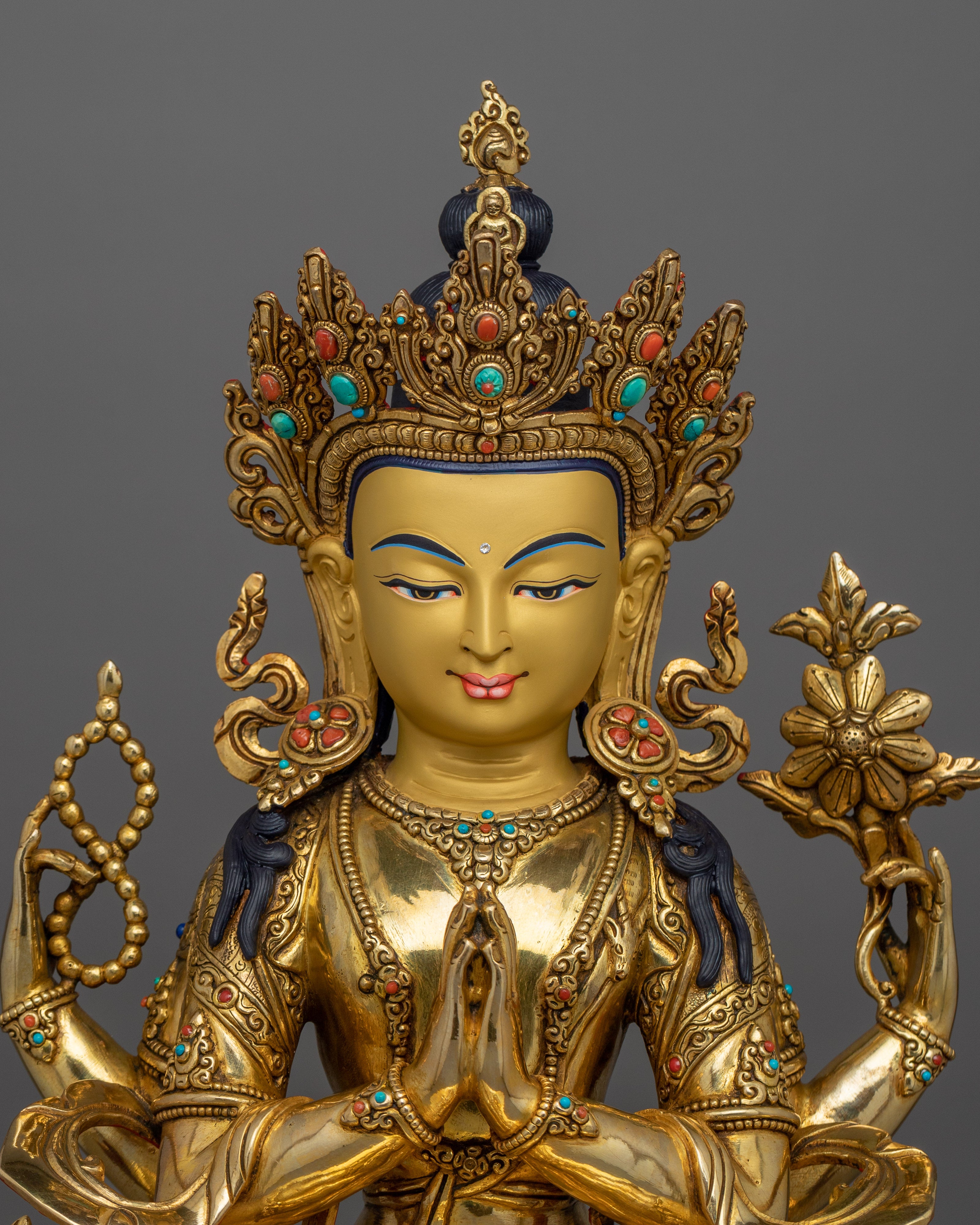 Chenrezig Himalayan Handcrafted Statue | The Great Compassionate One