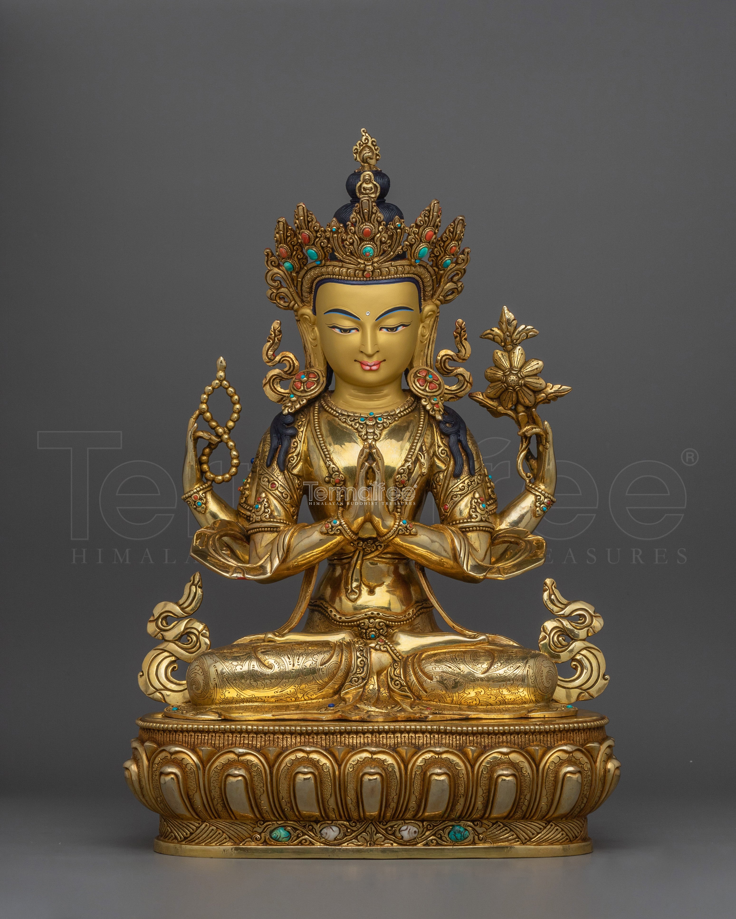Chenrezig Himalayan Handcrafted Statue | The Great Compassionate One