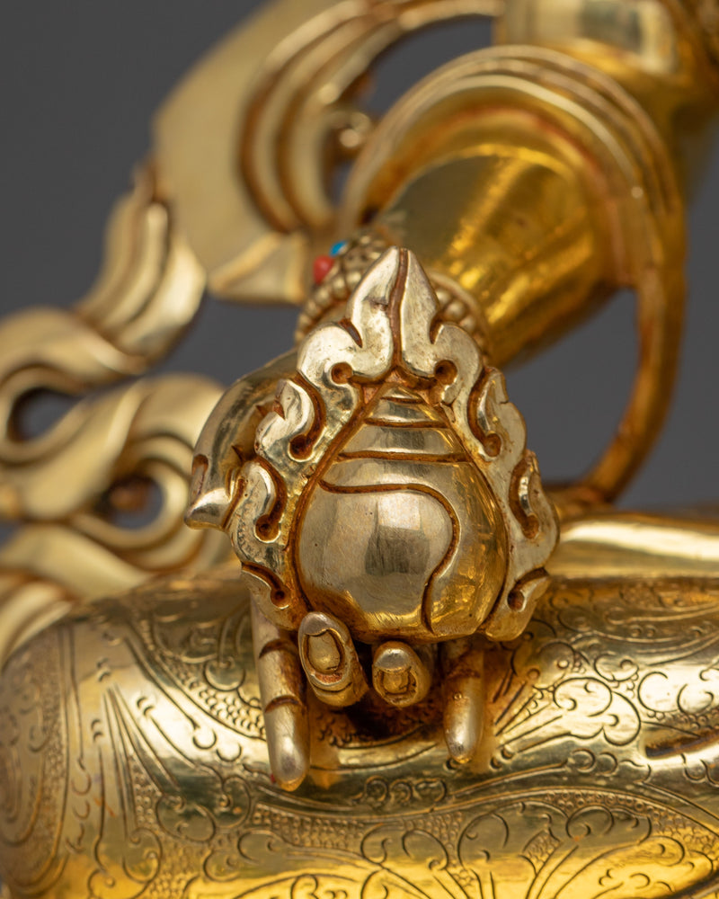 Handcrafted Statue of Kshitigarbha | Bodhisattva of Compassion and Vows