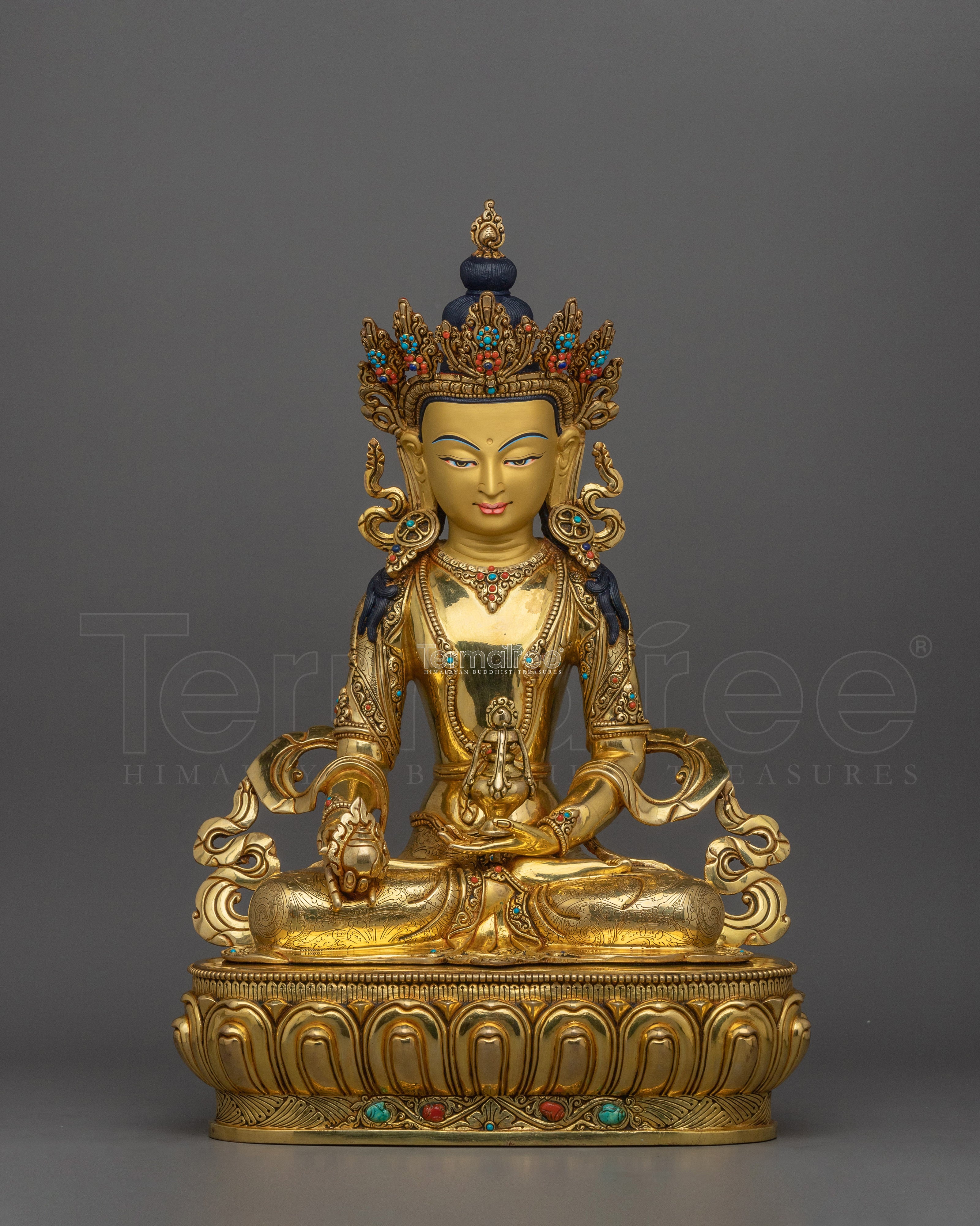 Handcrafted Statue of Kshitigarbha | Bodhisattva of Compassion and Vows