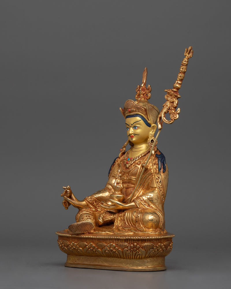 Himalayan Figurine of Guru Rinpoche | The Founder of Tibetan Buddhism