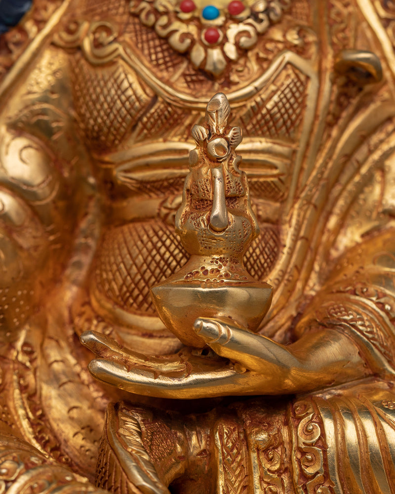 Himalayan Figurine of Guru Rinpoche | The Founder of Tibetan Buddhism