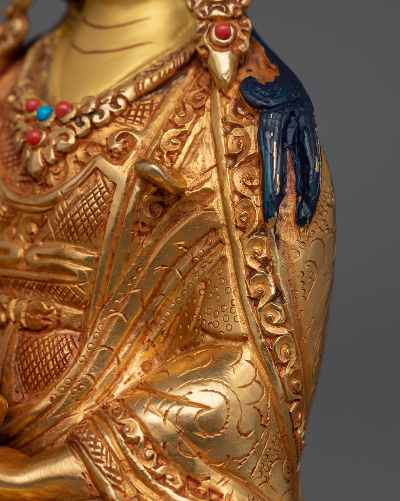 Himalayan Figurine of Guru Rinpoche | The Founder of Tibetan Buddhism