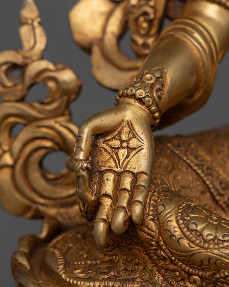 Tibetan Buddhist Goddess Green Tara | Sacred Feminine Energy and Prosperity Deity
