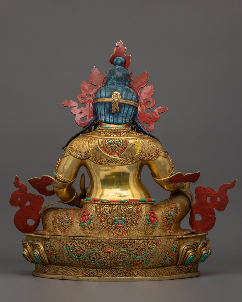 Traditional Statue of Dzambhala | Deity of Spiritual and Material Prosperity