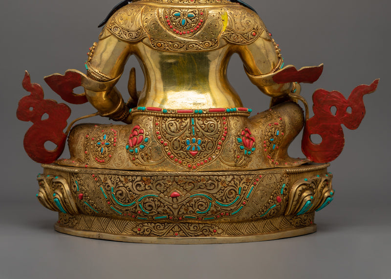 Traditional Statue of Dzambhala | Deity of Spiritual and Material Prosperity