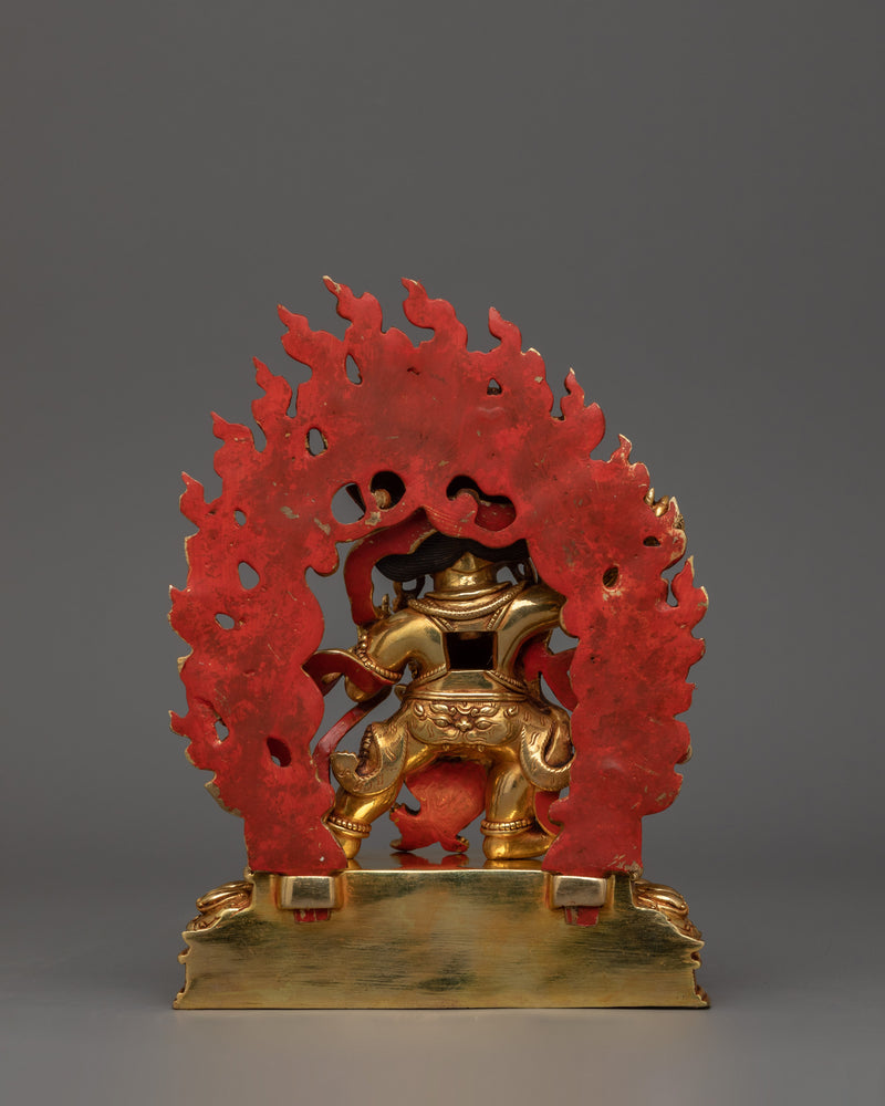 Vajrapani in Wrathful Form | Handcrafted Tibetan Altar Decor