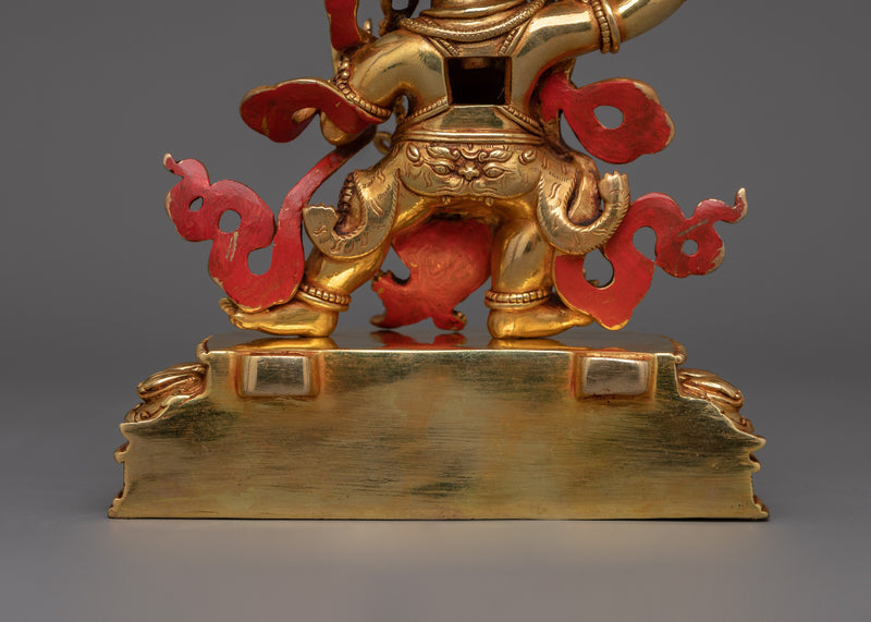 Vajrapani in Wrathful Form | Handcrafted Tibetan Altar Decor