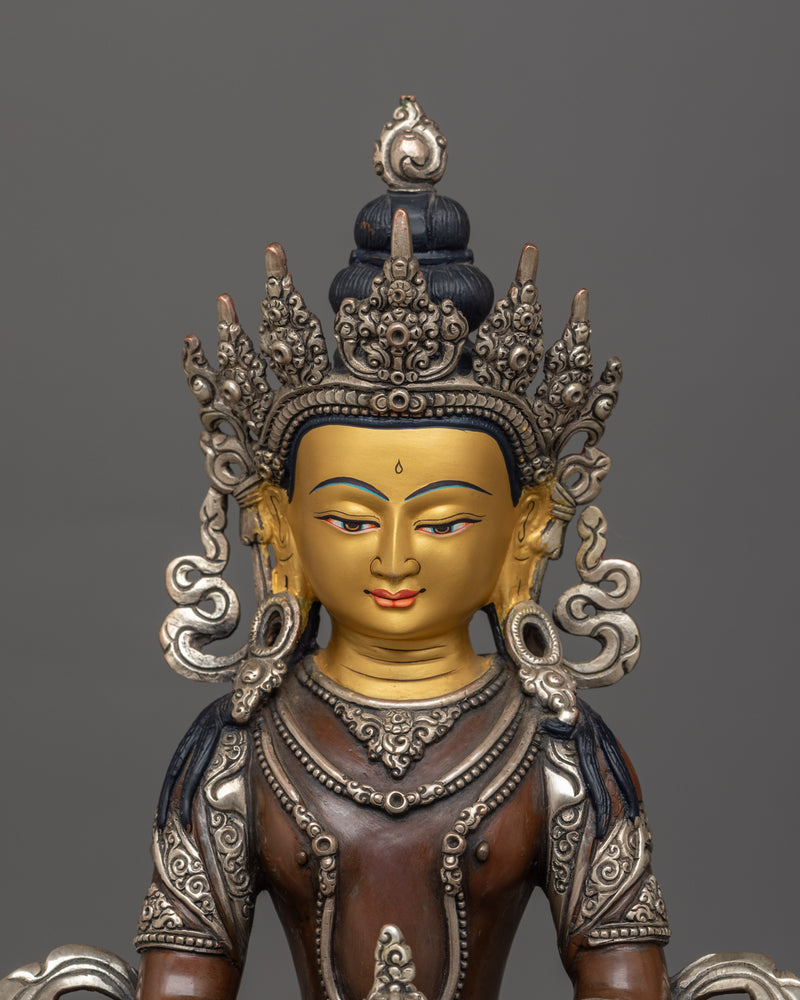 Traditional Figurine of Amitayus | Buddha of Infinite Life