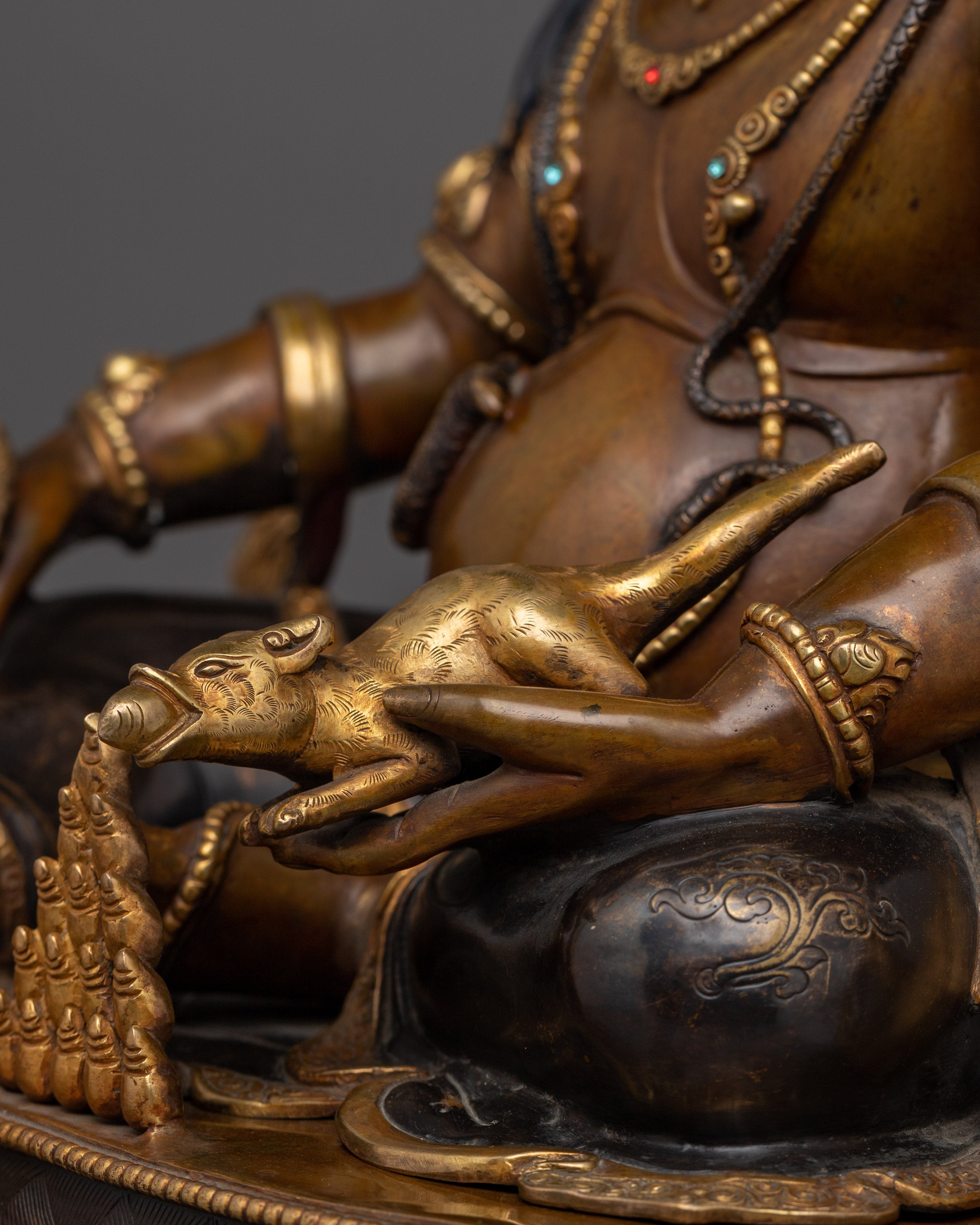 Himalayan Handcrafted Statue of Dzambhala | Lord Of Wealth