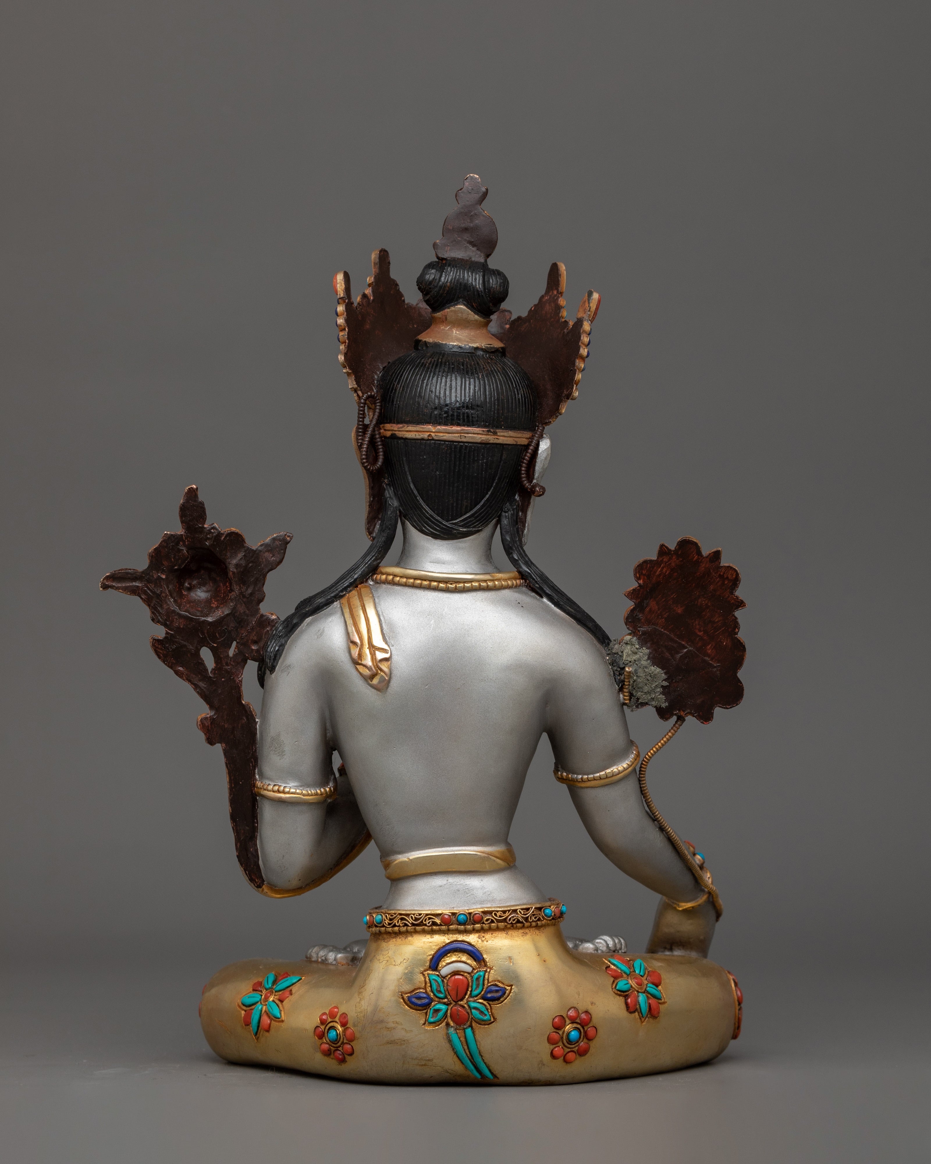 White Tara Handmade Statue | Goddess of Compassion and Eternal Life