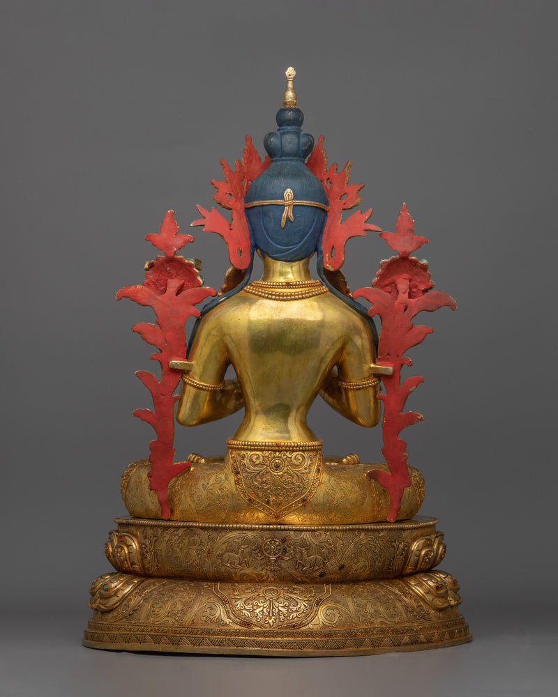Handcrafted Manjushri Figurine | Bodhisattva of Wisdom