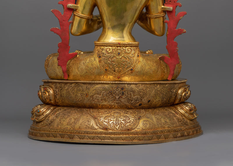 Handcrafted Manjushri Figurine | Bodhisattva of Wisdom