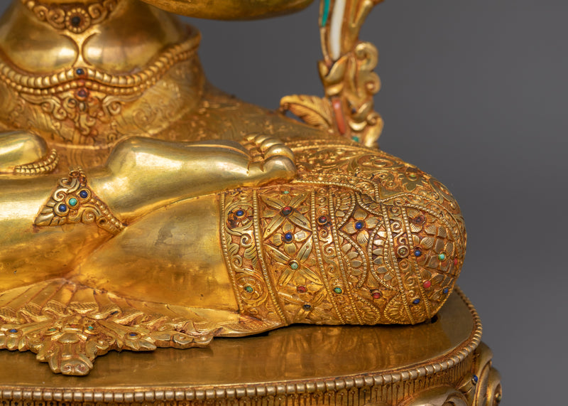 Handcrafted Manjushri Figurine | Bodhisattva of Wisdom