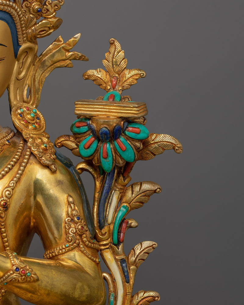 Handcrafted Manjushri Figurine | Bodhisattva of Wisdom