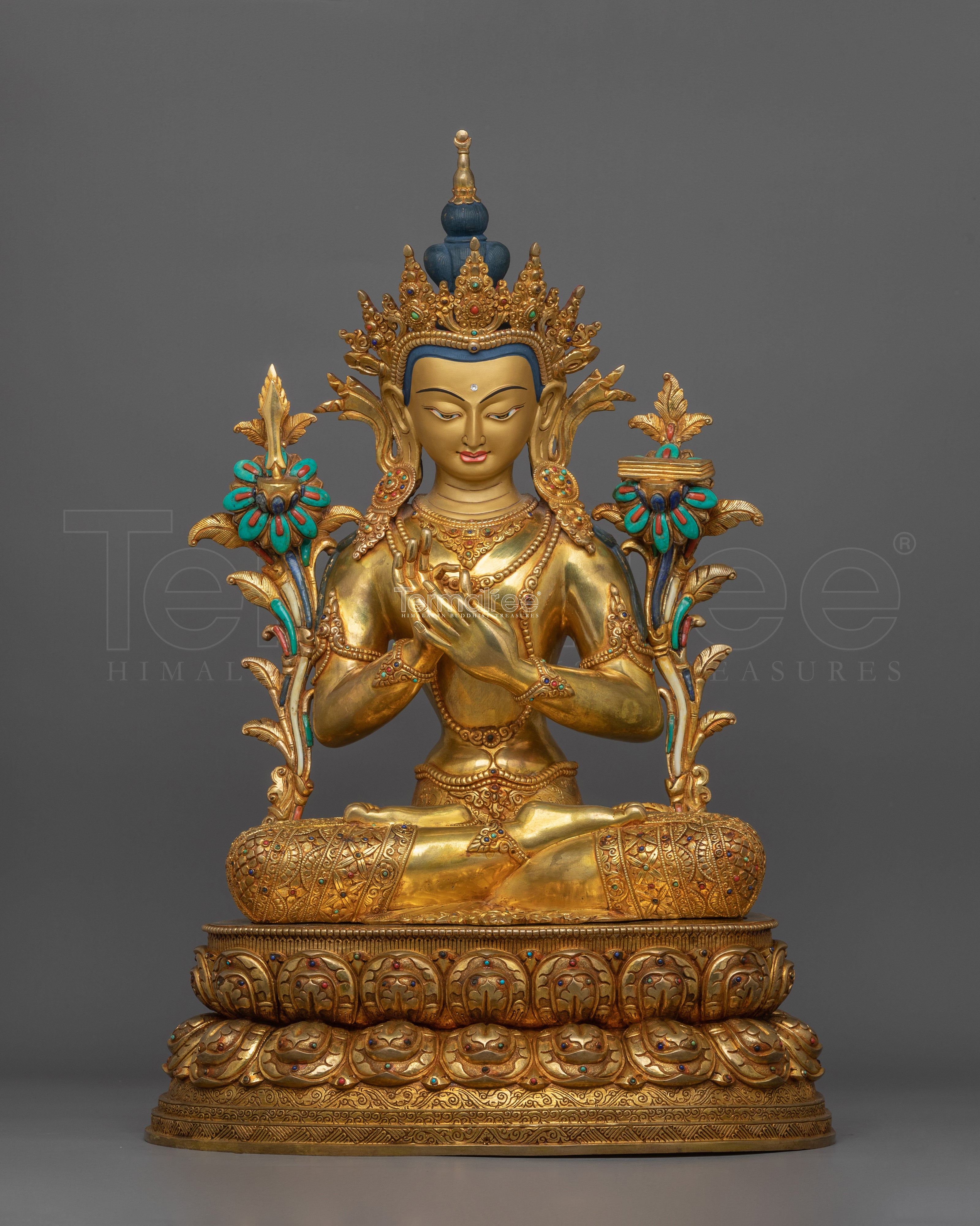 Handcrafted Manjushri Figurine | Bodhisattva of Wisdom