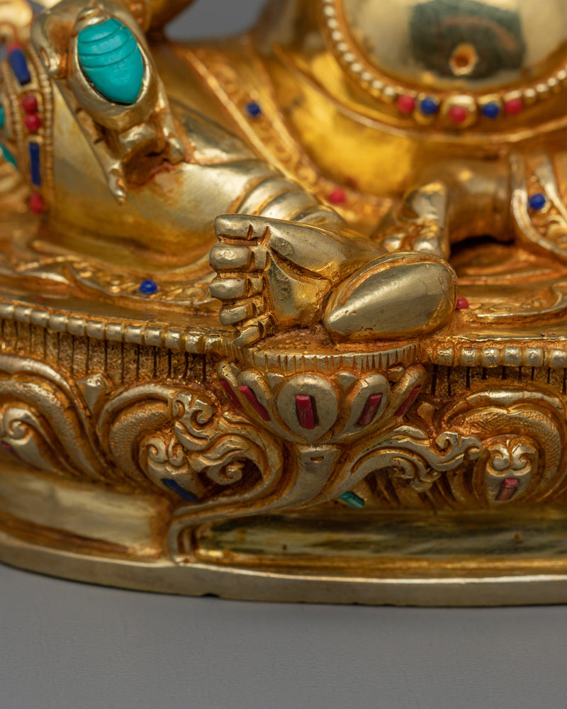 Handcrafted Dzambhala Figurine | Wealth Deity Sculpture