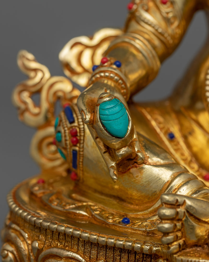 Handcrafted Dzambhala Figurine | Wealth Deity Sculpture