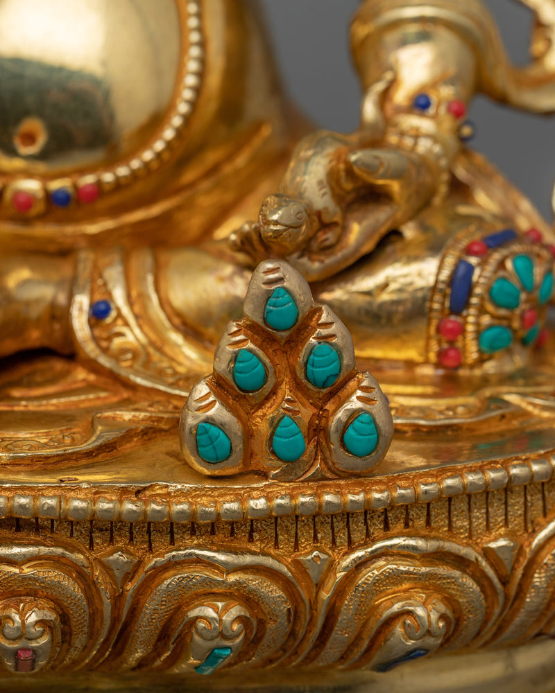 Handcrafted Dzambhala Figurine | Wealth Deity Sculpture
