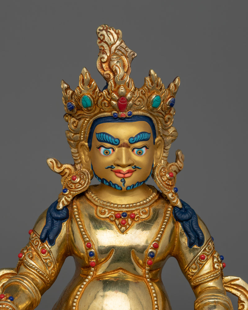 Handcrafted Dzambhala Figurine | Wealth Deity Sculpture