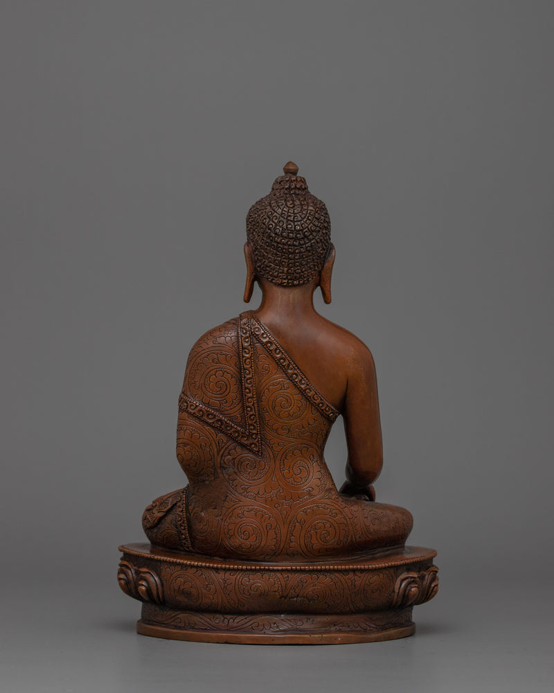 Shakyamuni in Dhyan Mudra | Tibetan Buddhist Ritual Art