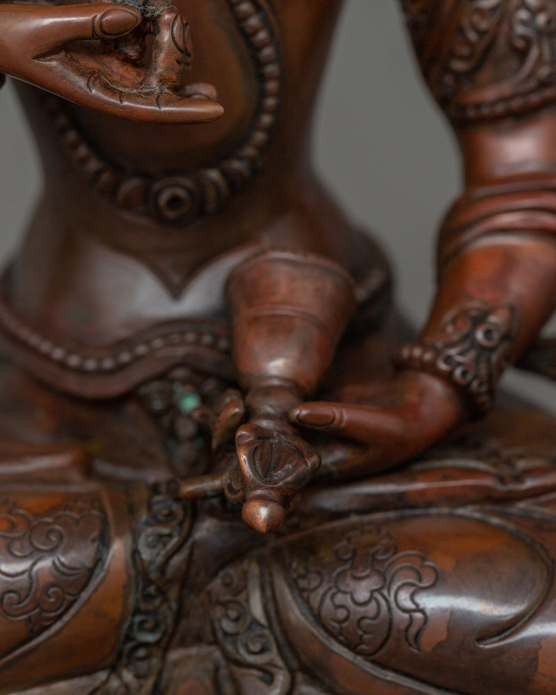 Tibetan Vajrasattva Idol Statue | Himalayan Spiritual Artwork