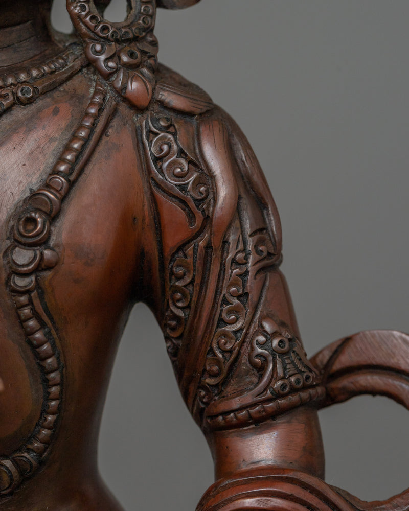 Tibetan Vajrasattva Idol Statue | Himalayan Spiritual Artwork