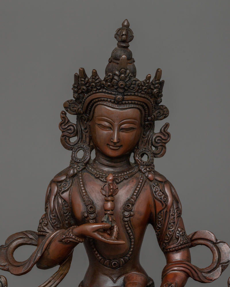 Tibetan Vajrasattva Idol Statue | Himalayan Spiritual Artwork