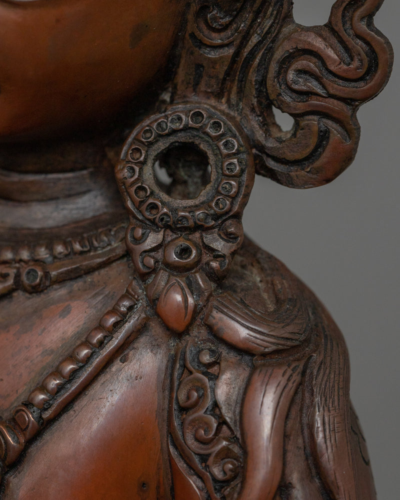 Tibetan Vajrasattva Idol Statue | Himalayan Spiritual Artwork