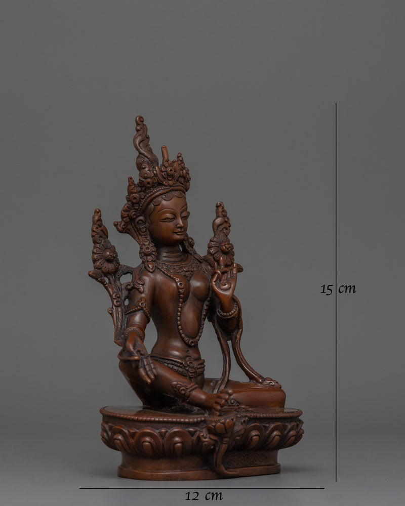 Green Tara in Varada Mudra | Divine Feminine Energy