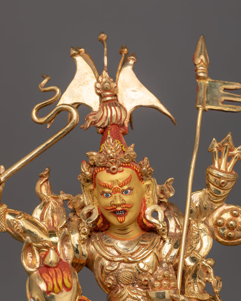 Himalayan Statue of King Gesar | Embodying Qualities of Courage, Wisdom, and Justice