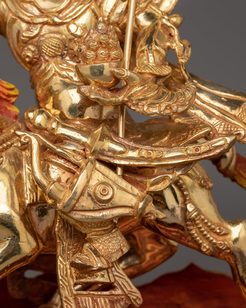 Himalayan Statue of King Gesar | Embodying Qualities of Courage, Wisdom, and Justice